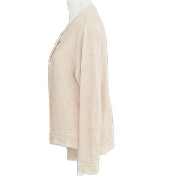 Urban Outfitters Carter Thermal Waffle Knit Long Sleeve Henley/Oatmeal size S - Picture 4 of 8